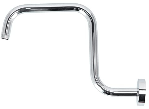 Brazo de Ducha en Forma de S 13 Pulgadas, Extensión de Cabezal de Ducha con Tubo de Acero Inoxidable para Baño Hogar, Instalación Sencilla y Diseño Minimalista