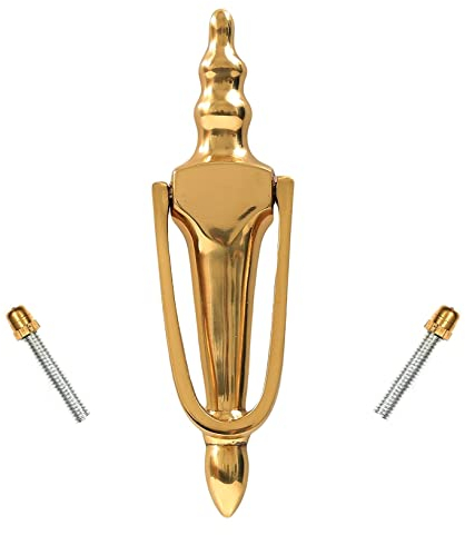 TERF® Türklopfer 200 mm, traditionell, viktorianischer Türklopfer für Haustür, inkl. Befestigungsschraube, 200 mm, 1 Stück