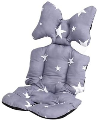 Baby Pushchair Seat Liners Baby Stroller Cushion Pram Liner Universal Stroller Cushion Seat Pad Soft Thicken Stroller Soft Cotton Insert with Mattress Stroller Seat Liner with Body and Head Support