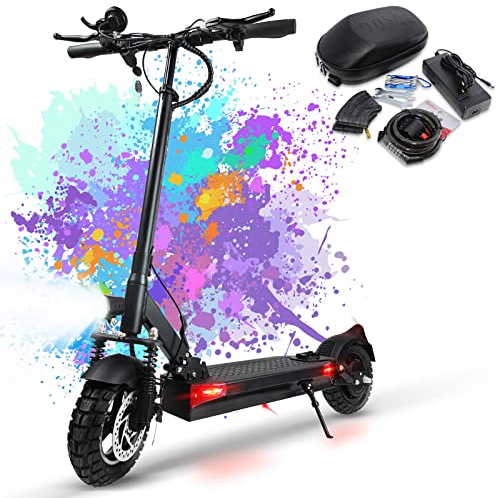 JOYOR E Scooter Y6SS, 500W Motor, 55-75KM Reichweite, 10 Reifen Aluminiumrahmen Elektro Scooter mit Scheibenbremsen vorne und hinten und Stoßdämpfung (Key Start)