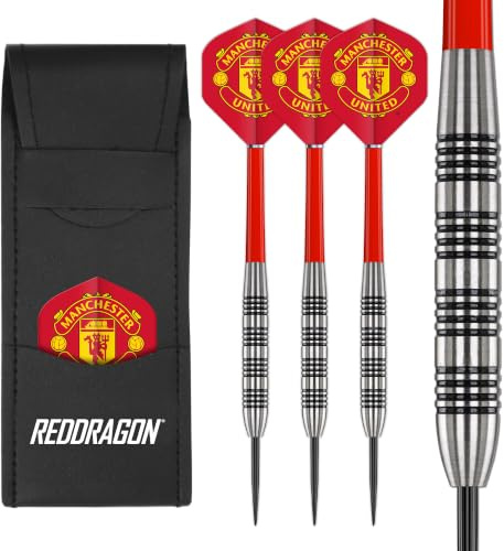 FOCO | Officiellt licensierad Manchester United FC 24 g dartset 80 % volfram