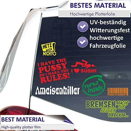 INDIGOS UG Auto Aufkleber Auto - 200x138 mm - Rumänien RO - Silber - Selbstklebender Sticker für Auto, Fenster, Bus oder LKW