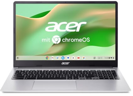 Acer Chromebook 315 (CB315-4H-C7C6) 15,6 ComfyView™ Full-HD (matt) / Intel® Celeron® N5100 / 4 GB LPDDR4X RAM / 128 GB eMMC/Intel® UHD Grafik/Google ChromeOS/Pure Silver