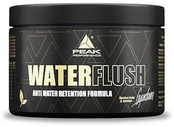 PEAK WaterFlush – 210 Kapseln I 30 Portionen I zur Entwässerung I mit Wacholder-, Löwenzahn-, Schachtelhalm-, Rosskastanien-, Brennnessel- und Mäusedorn Extrakt I Anti-Water-Retention Formula