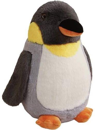 Herfair Pinguin Kuscheltier Plüsch Spielzeug Tier Pinguin Plüschtier Dekokissen Schlafkissen für Kinder Erwachsene Geburtstag Geschenke (46cm)
