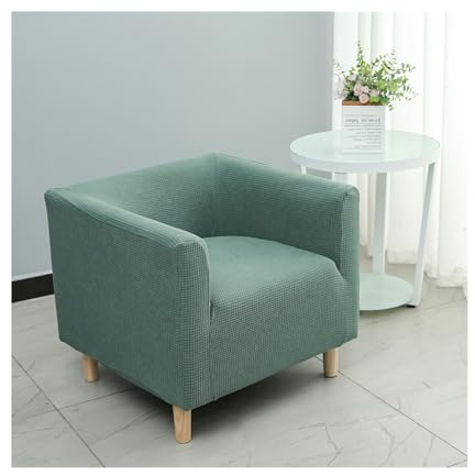 Mswborml Eckig Bezug für Clubsessel, Abnehmbarer Cocktailsessel Bezug Stretch, Universel Bezug für Cocktailsessel Clubsessel, Antirutsch Sesselschoner Elastisch Sesselüberwurf Waschbar,A