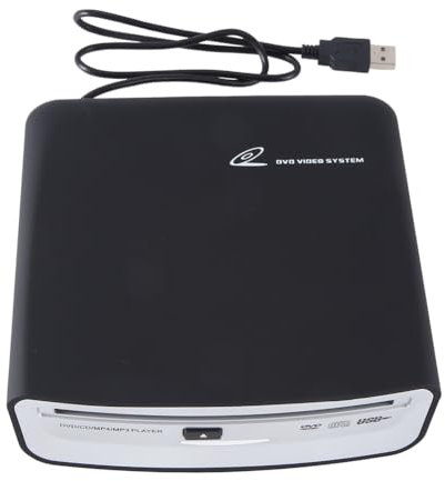 Ptdfjspt Lecteur CD Externe Portable Universel pour Voiture, Se Branche sur Le Port USB de la Voiture, Ordinateur Portable, Téléviseur pour Android 4.0 et Supérieur Navigation