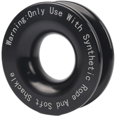 Winden-Snatch-Block – 41.000 lbs Soft Shackle Snatch Recovery Ring | Rostfreies Seilwinden-Zubehör-Set, robuste Umlenkrolle für UTV-SUV-LKW-Geländewagen