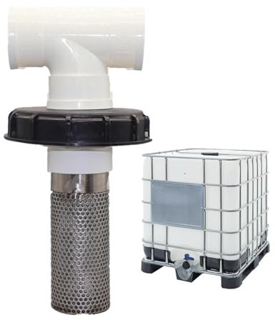 Ruwshuuk Filtre d'entrée de tuyau d'arrosage – Filtre de sortie d'eau de pluie – Bouchon de protection lavable pour la plupart des écrous à barillet