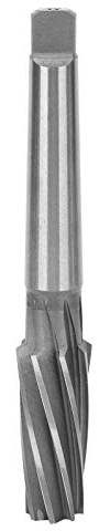 Machine Reamer Big Head Tapered Spiral Taper Shank Small Head High Speed Steel Cutter Steel Cone Handle 1:10 Reamer Reamer for Spiral Machine Shell Reamer Arbors