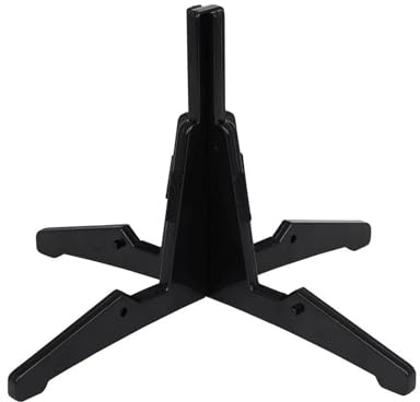 Klarinettkit tillbehör ABS Bärbart Klarinettställ Vikbar Flöjthållare Musikinstrument 4-bensplaceringsställ Flöjtklarinettställsdelar(Black)