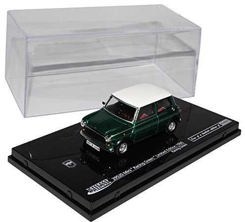 alles-meine.de GmbH Mini Coper MKI Grün mit weißem Dach 1990 1/43 Vitesse Modell Auto mit individiuellem Wunschkennzeichen