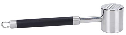 Martello batticarne in acciaio inossidabile Design professionale a doppia faccia Batticarne resistente per bistecca Pollo Maiale Utensile da Acciaio inossidabile 304 11 pollici