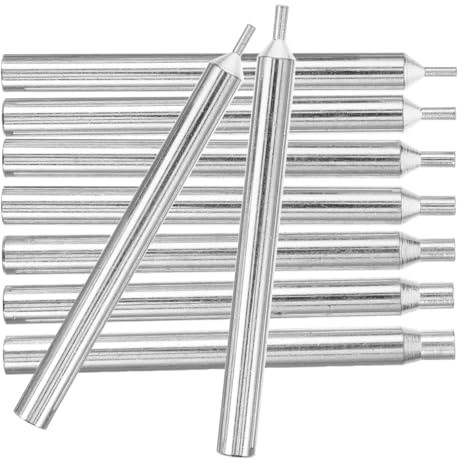 DRESSOOS Set Ottagono Bastoncini per Lucidatura 7 Pezzi per Molatura e Finitura Impugnatura Comoda Multi Misura Gioielli in Metallo Argento di Pietre Preziose