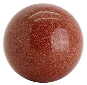 Budawi® Goldfluss Edelstein Deko Kugel Handschmeichler