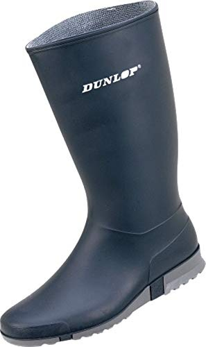 Dunlop 1612 Damen - Gummistiefel Sport Blau (39, Blau)