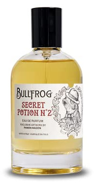 Bullfrog Eau De Parfum Secret Potion N.2 100ml - Profumo da Uomo - Note di Pepe Nero, Cannella, Noce Moscata, Legno di Cedro, Vetiver e Sandalo - Made in Italy