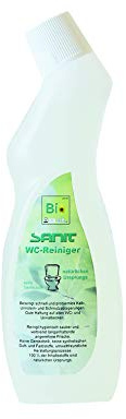 Sanit Bio WC Reiniger |beseitigt schnell und problemlos Kalk-, Urinstein- und Schmutzablagerungen |100% der Inhaltsstoffe sind natürlichen Ursprungs | Bio Reiniger 3368
