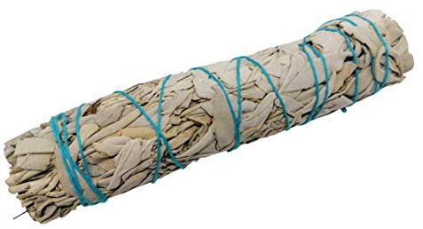 The Smudge Stick Shop Bastoncino di Salvia Bianco californiano Grande (Circa18 a 20 cm) Cerimonia di incenso Meditazione
