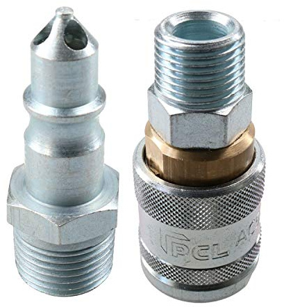 PCL 100 weibliche Kupplung Stecker Verschraubung Druckluftschlauch 1/2 BSP