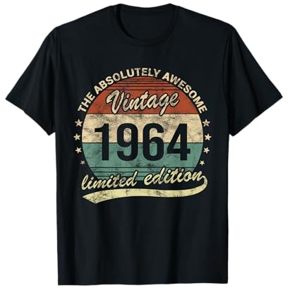 The Absolutely Awesome Vintage 1964 Mann oder Frau Geburtstag T-Shirt