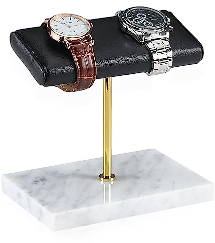 LYS&LYX Watch stand watch display stand watch holder watch Handcrafted watch holder (2--white/glod/black)