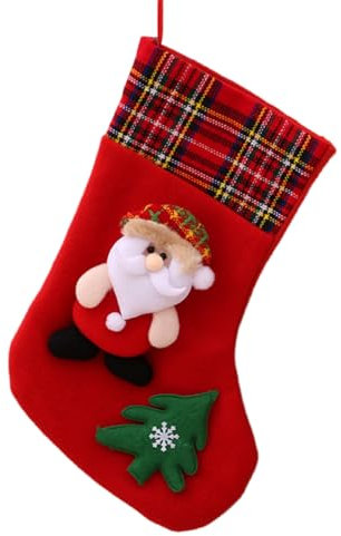 Christmas Stockings Nikolaussocken Groß für Weihnachten Kamin Geschenke Wohnaccessoires