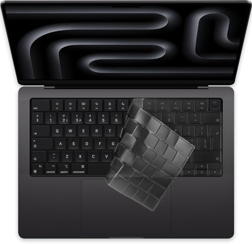 Tastaturabdeckung für MacBook Pro 14/16 Zoll & Air 13/15 Zoll M4 M3 M2 Pro/Max Chip 2025-2021 Modell A3112 A3185 A3403 A3401 A3186 A3240 A3241 Tastatur Schutz Zubehör