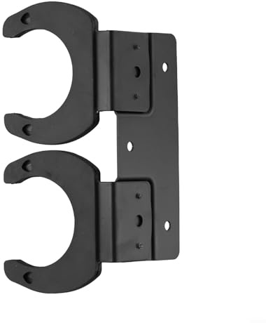 Besshepplo Wall Mount for for Wireless Microphone Stand Silicone Padding to Protect Your Equipment