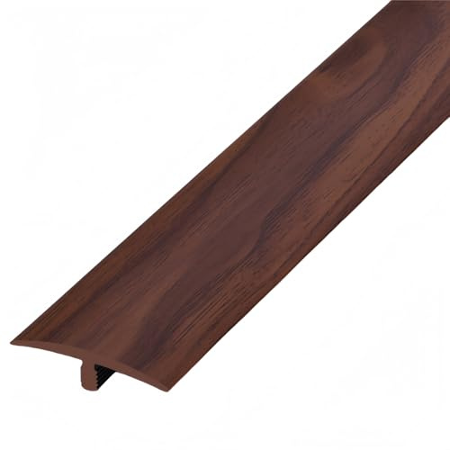 Coayuou Türschwellen Leiste 90cm* 3 Stück Floor Transition PVC Übergangsprofile Selbstklebend Ideal Für Gewerbliche Und Private Räume, Perfekt Für Renovierungen(Thai teak)