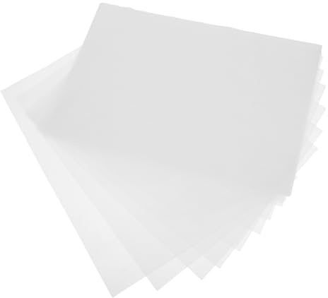MAGICLULU 20 Stück TPU Schmelzklebefolie zum Aufbügeln für Stoffe Hitzebeständig und Wiederverwendbar zum Nähen für Leichte Stoffpatches