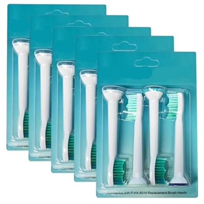 4 à 32 têtes de rechange for brosse à dents électrique, compatibles avec Philips, poignées à clipser for brosse Sonicare.(20pcs)