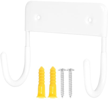 BESPORTBLE Soporte de Pared para Tabla de Planchar en Color Claro, Colgador Resistente con Tornillos para Montaje, Gancho Compacto de Almacenamiento para Plancha y Accesorios en Hogar