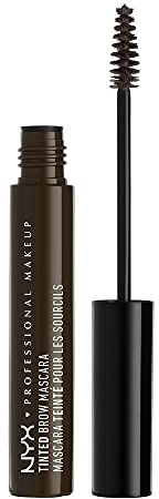 NYX Professional Makeup Tinted Brow Mascara, Eyebrow Pigment, Creamy Gel Formula for Brow Colour and Structure, 6.2 g, Colour: Black