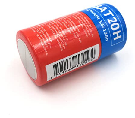 BATSÉCUR - Pile Lithium LSH20 ER34615M de Taille D - 3.6V 13Ah Li-SOCl2