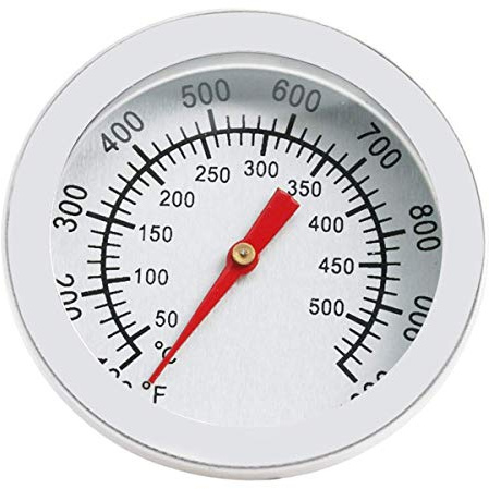 MZY1188 Misuratore di Temperatura in Acciaio Inossidabile,Barbecue BBQ Fumatore Grill Termometro Indicatore di Temperatura Forno in Acciaio Inox Cottura BBQ Termometro a sonda (50 ° C - 550 ° C)