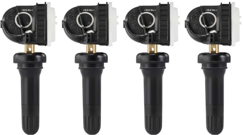 ISINEVER 4 tlg. TPMS Sensor RDKS Reifendrucksensor Reifendruckkontrollsystem 433 MHz Kompatibel mit Astra K Astra J Corsa D # 13506028, 13581560, 13581561, 13581562, 13598773, 13598775