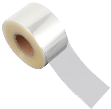 HIAKDOFT 500 Stück Transparente PVC Label Protectors für Barcodes Langlebig Wasser und Kratzfest mit Permanentem Kleber für Bibliotheken und Büros Schützt Barcodeetiketten vor