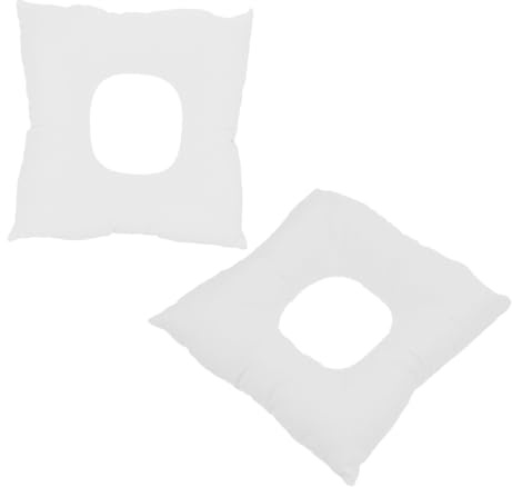 MERRYHAPY 2 Stück-Pack Bauchlage Massage Kopfstütze Kissen Weich Atmungsaktiv Kopfstützkissen Für Spa Schönheitssalon Und Zuhause