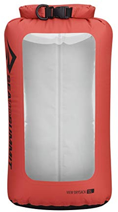 Sea to Summit View 70D Dry Sack - 13 Liter Klettertasche für Erwachsene, Uni, Rot (Netz), 13 l
