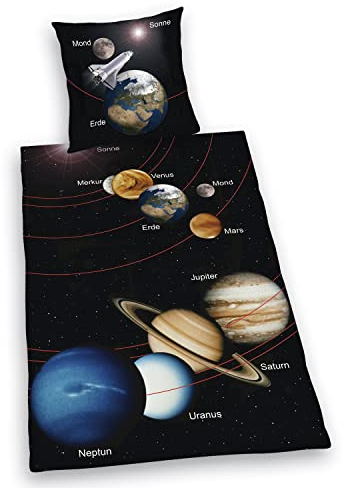 Herding Sonnensystem Bettwäsche Österreichische Größe