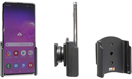 Brodit Gerätehalter 711115 | Made IN Sweden | für Smartphones - Samsung Galaxy S10, Schwarz