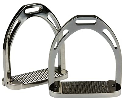 Korsteel Aluminium Steigbügel schwarz 11,4 cm