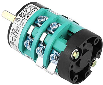 Interruptor de de dirección para máquina de desmontar ruedas /380V compatible con motores interruptor de marcha atrás y adelante de 20A interruptor de pedal y placa giratoria | Compatible con Motores, Marcha Atrás y Adelante, Interruptor de Pedal, Placa Giratoria
