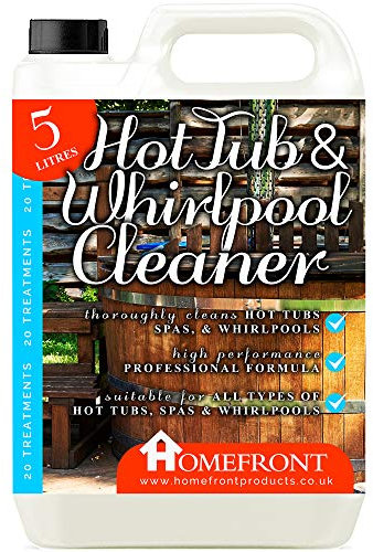 Homefront Hot Tub & Whirlpool Cleaner - Removes Dirt, Grime and Oils Easily - Suitable for Use on all Hot Tubs, Spas and Whirlpools (5 Litres)