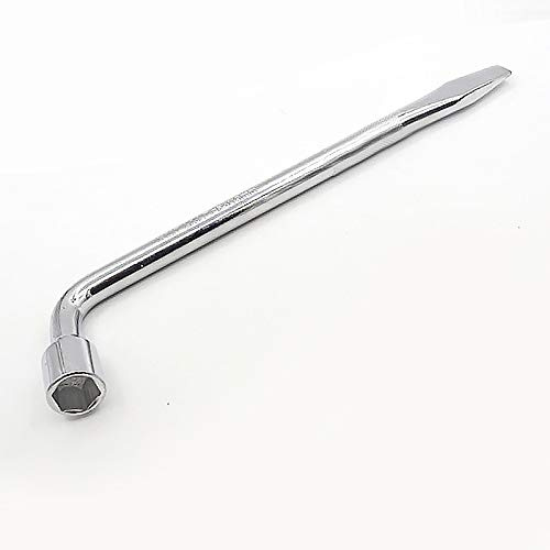 22MM Radmutternschlüssel Chrom-Vanadium-Stahl L-Typ Radmutternschlüssel Inbusschlüssel Steckschlüssel Ideal für die Reparatur von Autos