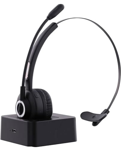 T'nB - Micro Casque Mono Bluetooth® avec Base de Recharge ACTIV 300M - Noir