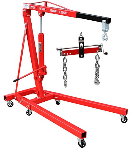 otgerlensker products Motorheber 2 t Motorkran mit Haken + Balancierer Balancer Traverse Motorheber 1500 LBS Positionierer