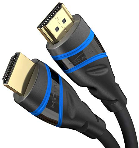 KabelDirekt – 8K & 4K HDMI Kabel – 2x 1,5m – Entwickelt in Deutschland – Für jedes HDMI-Kabel Setup (10K, 8K@60Hz & 4K@120Hz, High Speed HDMI mit Ethernet, Blu-ray, PS5, Xbox Series, Switch)