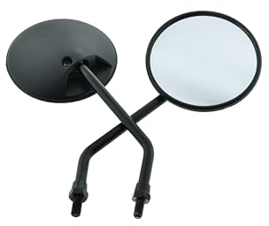 Ost2rad Paar Rückspiegel S50 KR51 S51 S53 SR50 für Simson, klein - 100mm schwarz